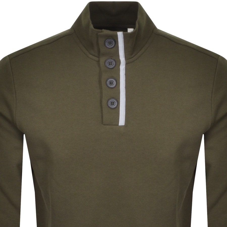 Alternative Image for ProductLyle And Scott Funnel Neck Knit Jumper Khaki2